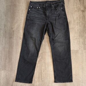 American Eagle Super Hi Rise Ankle Straight Jeans